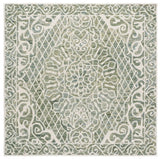 Safavieh Metro 6'-0" x 6'-0" Rug in Green / Ivory