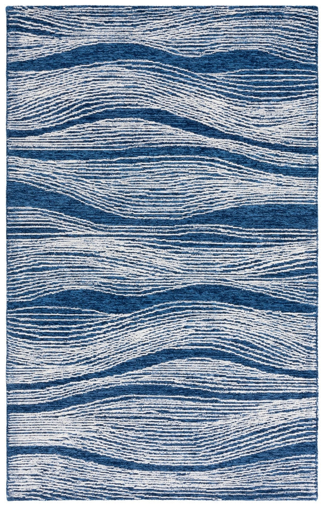Safavieh Metro Met995N Navy/Ivory Rug.