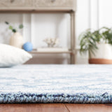 Safavieh Micro-Loop Mlp428M Blue/Ivory Rug.