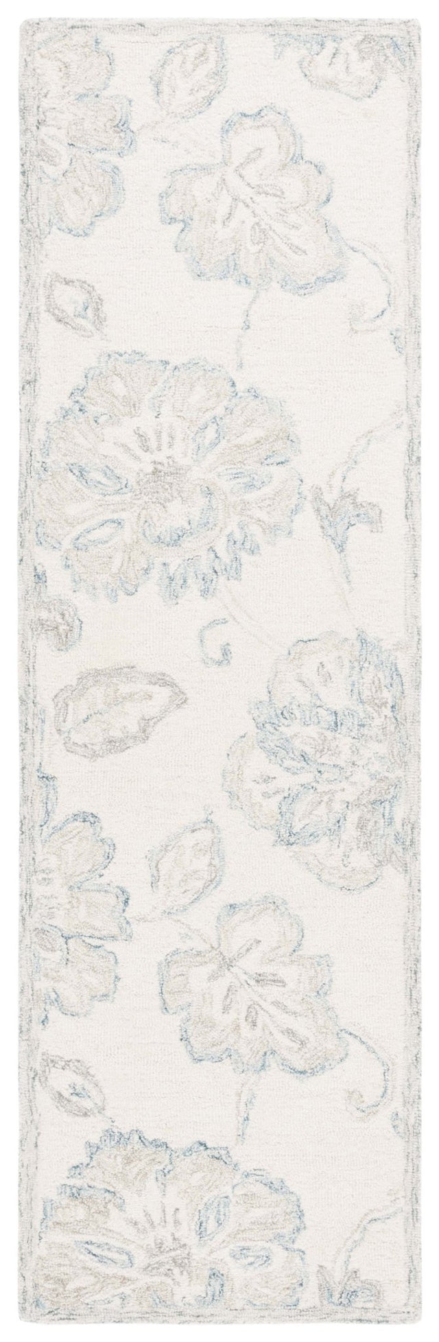Safavieh Micro-Loop Mlp477A Ivory/Blue Rug.
