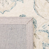 Safavieh Micro-Loop Mlp477A Ivory/Blue Rug.