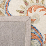 Safavieh Micro-Loop Mlp478P Ivory/Rust Rug.