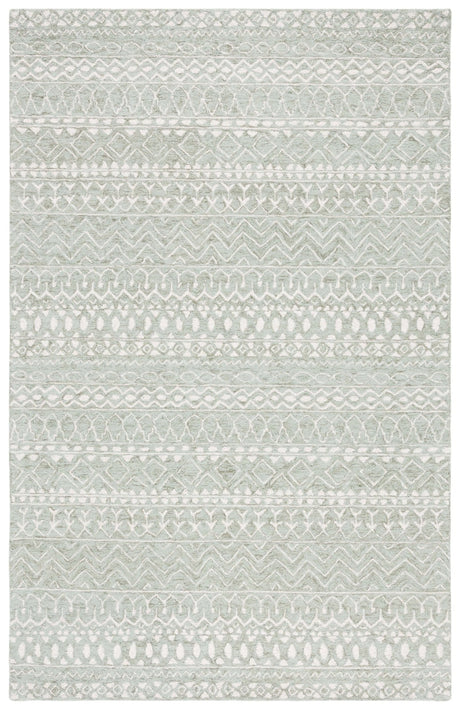 Safavieh Micro-Loop Mlp502W Sage/Ivory Rug.