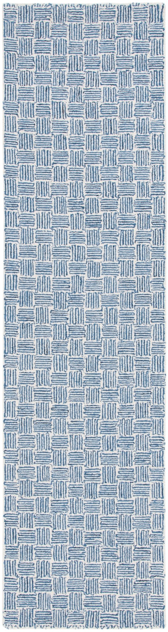Safavieh Micro-Loop Mlp537N Navy/Ivory Rug.