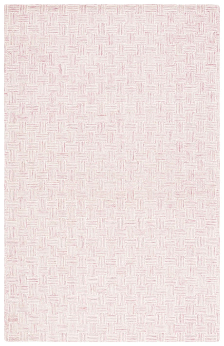 Safavieh Micro-Loop Mlp537U Pink/Ivory Rug.