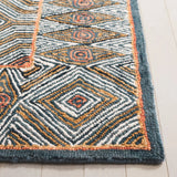 Safavieh Micro-Loop 2'-3" x 9'-0" Rug in Blue / Ivory