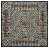 Safavieh Micro-Loop 5'-0" x 5'-0" Rug in Blue / Ivory