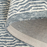 Safavieh Micro-Loop 4'-0" x 6'-0" Rug in Navy / Ivory