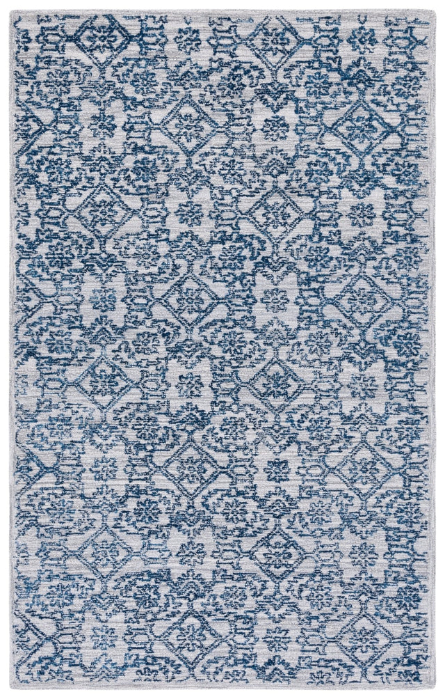 Safavieh Micro-Loop Mlp955M Blue Rug.