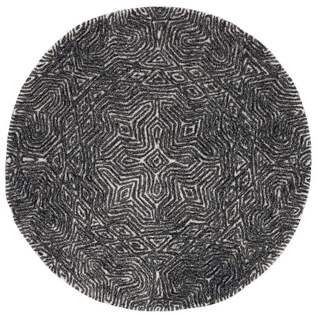 Safavieh Micro-Loop Mlp956Z Ivory/Black Rug.
