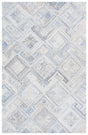 Safavieh Micro-Loop 4'-0" x 6'-0" Rug in Natural / Grey