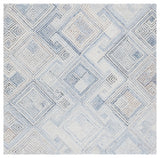 Safavieh Micro-Loop 5'-0" x 5'-0" Rug in Natural / Grey