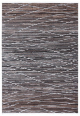 Safavieh Mila 4'-0" x 6'-0" Rug in Beige / Ivory Black