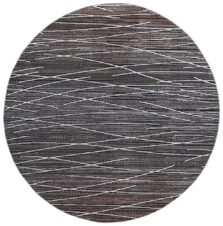 Safavieh Mila 6'-7" x 6'-7" Rug in Beige / Ivory Black