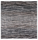 Safavieh Mila 6'-7" x 6'-7" Rug in Black / Beige Ivory