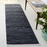 Safavieh Mila 2'-2" x 8'-0" Rug in Light Blue / Black