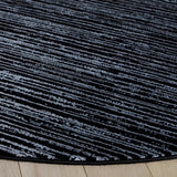 Safavieh Mila 6'-7" x 6'-7" Rug in Light Blue / Black