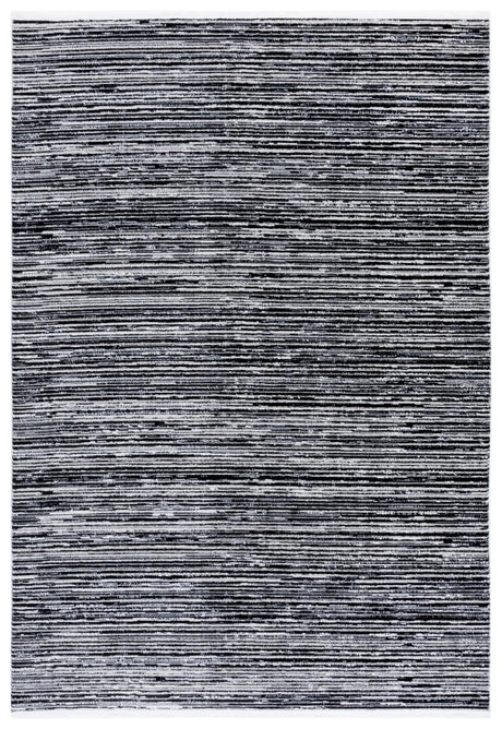 Safavieh Mila 4'-0" x 6'-0" Rug in Black / Ivory