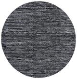 Safavieh Mila 6'-7" x 6'-7" Rug in Black / Ivory
