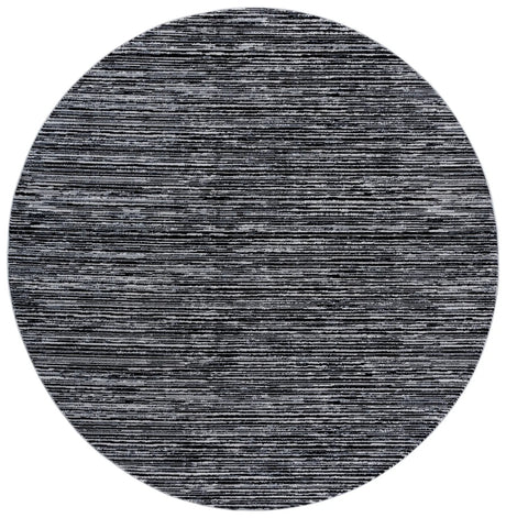 Safavieh Mila 6'-7" x 6'-7" Rug in Black / Ivory