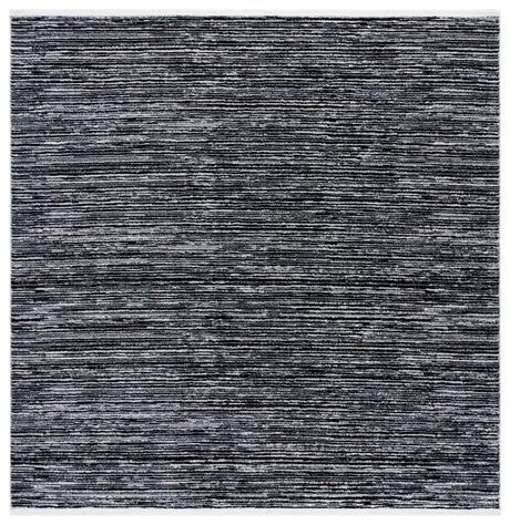 Safavieh Mila 6'-7" x 6'-7" Rug in Black / Ivory