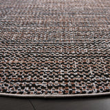 Safavieh Mila 6'-7" x 6'-7" Rug in Beige / Black