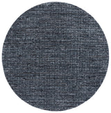Safavieh Mila 6'-7" x 6'-7" Rug in Black / Light Blue