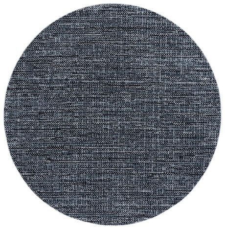 Safavieh Mila 6'-7" x 6'-7" Rug in Black / Light Blue