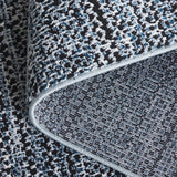 Safavieh Mila 4'-0" x 6'-0" Rug in Black / Light Blue
