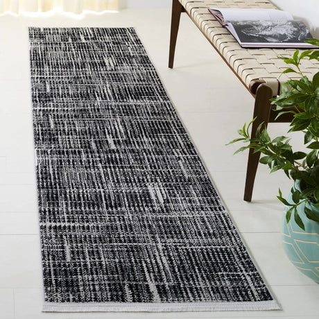 Safavieh Mila 2'-2" x 8'-0" Rug in Ivory / Black