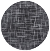 Safavieh Mila 6'-7" x 6'-7" Rug in Light Grey / Black