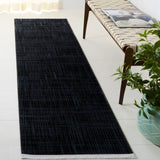 Safavieh Mila 2'-2" x 8'-0" Rug in Dark Blue / Black