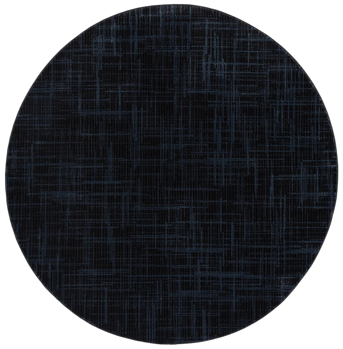 Safavieh Mila 6'-7" x 6'-7" Rug in Dark Blue / Black