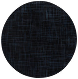 Safavieh Mila 6'-7" x 6'-7" Rug in Dark Blue / Black