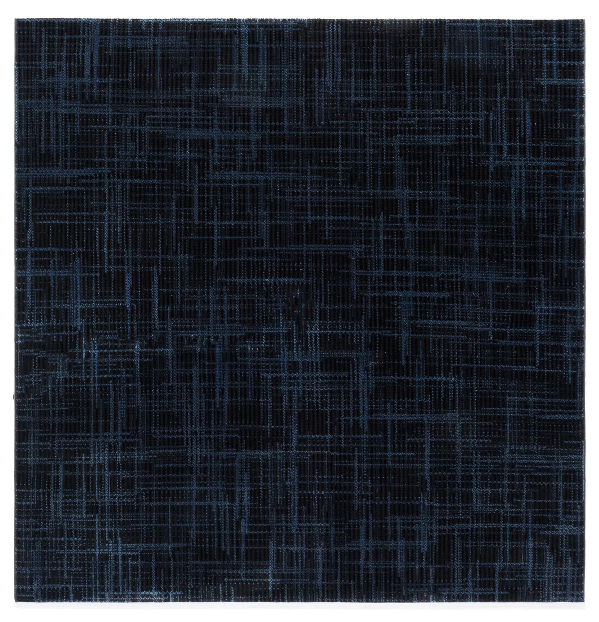 Safavieh Mila 6'-7" x 6'-7" Rug in Dark Blue / Black
