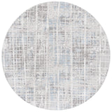 Safavieh Mila 6'-7" x 6'-7" Rug in Grey / Light Blue