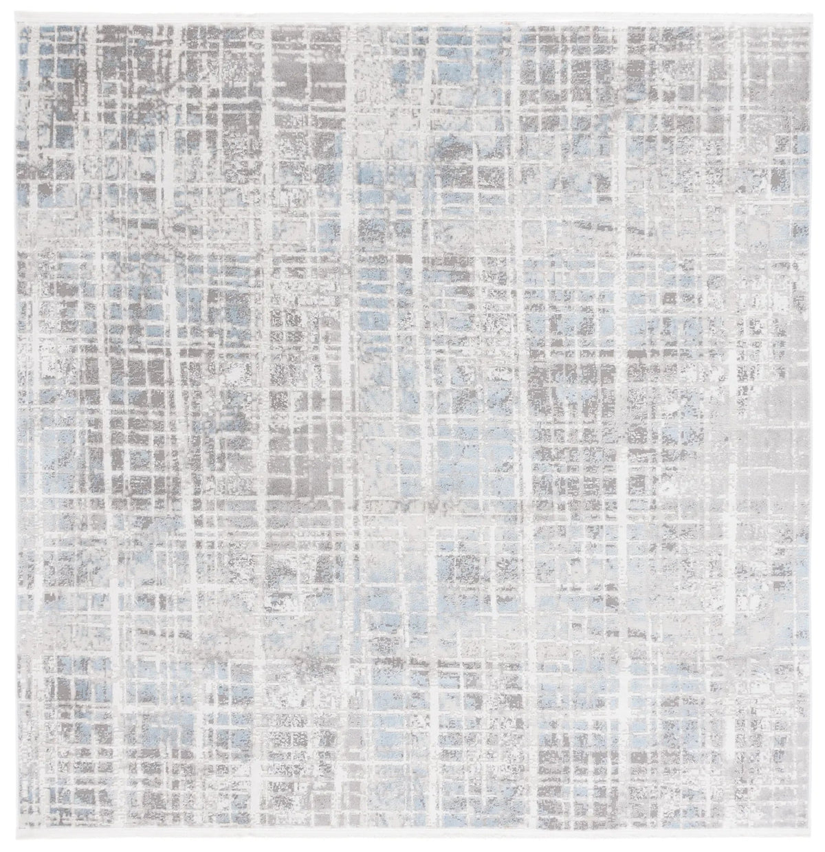 Safavieh Mila 6'-7" x 6'-7" Rug in Grey / Light Blue
