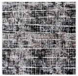 Safavieh Mila 6'-7" x 6'-7" Rug in Brown / Black Ivory