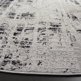 Safavieh Mila 6'-7" x 6'-7" Rug in Black / Ivory