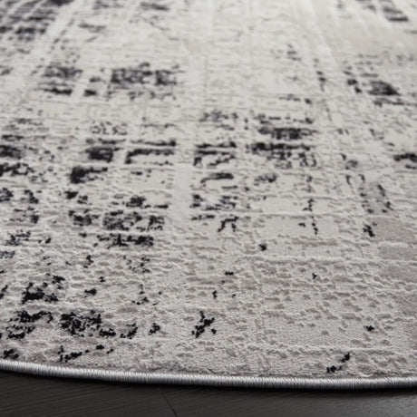 Safavieh Mila 6'-7" x 6'-7" Rug in Black / Ivory