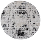 Safavieh Mila 6'-7" x 6'-7" Rug in Black / Ivory