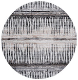 Safavieh Mila 6'-7" x 6'-7" Rug in Beige / Ivory Black