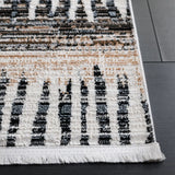 Safavieh Mila 4'-0" x 6'-0" Rug in Beige / Ivory Black