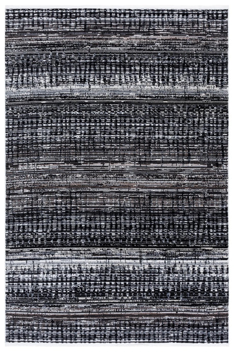 Safavieh Mila 4'-0" x 6'-0" Rug in Black / Beige Ivory