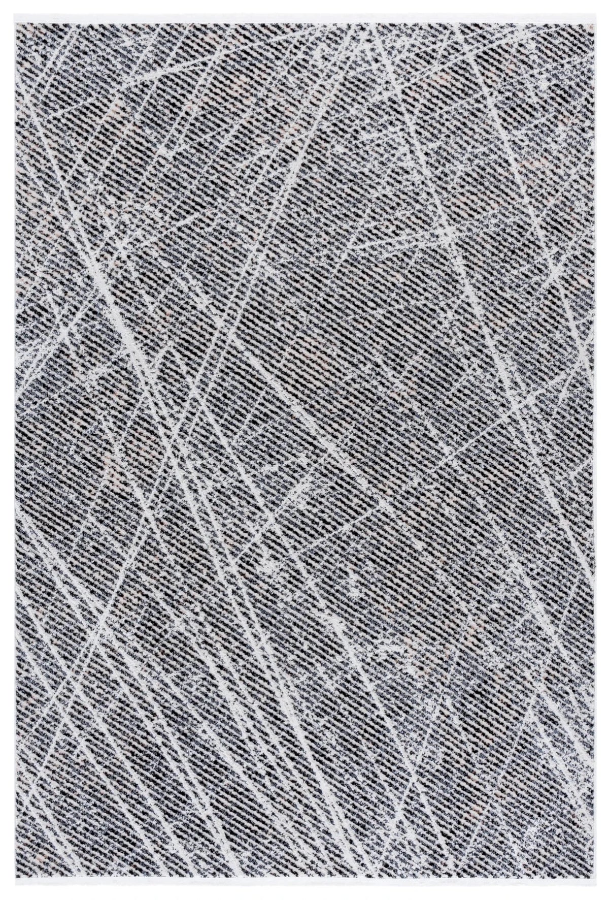 Safavieh Mila 4'-0" x 6'-0" Rug in Ivory / Grey Black