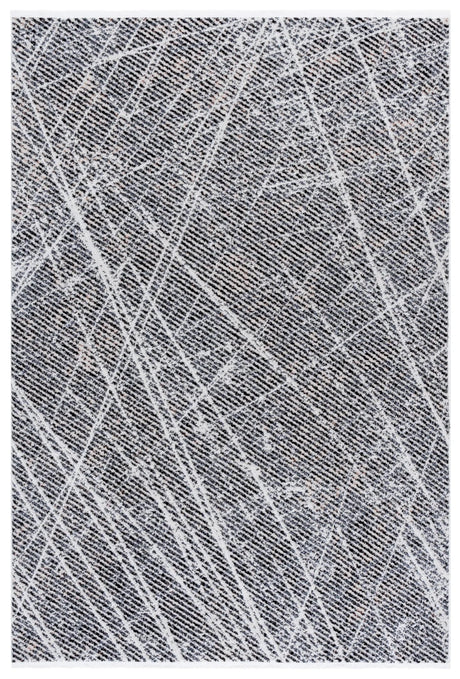 Safavieh Mila 4'-0" x 6'-0" Rug in Ivory / Grey Black