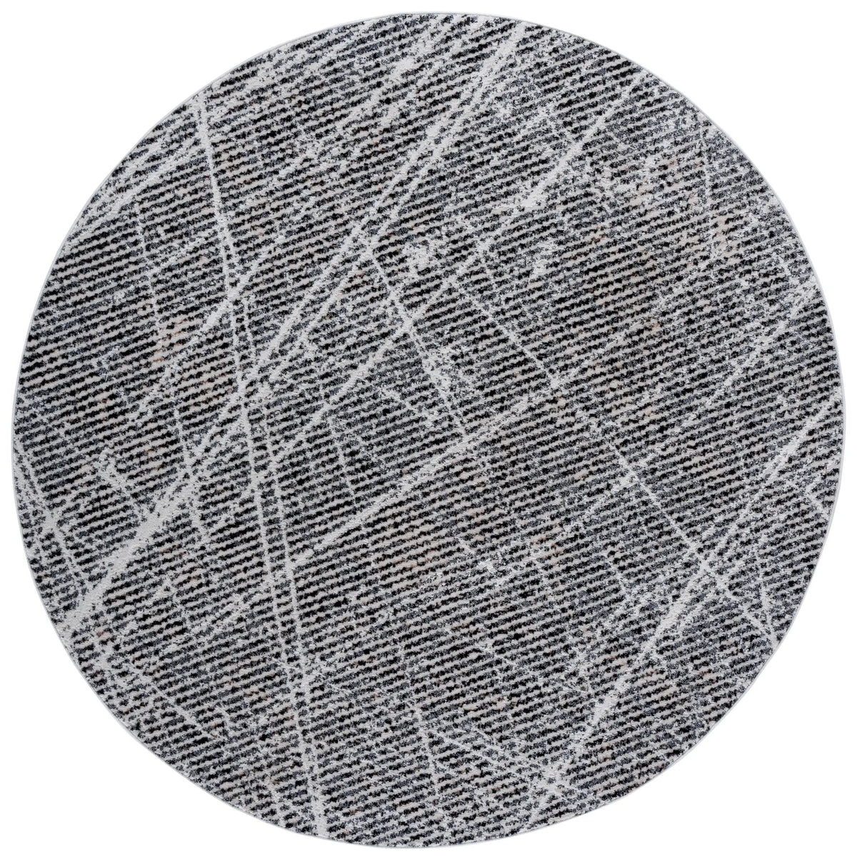 Safavieh Mila 6'-7" x 6'-7" Rug in Ivory / Grey Black