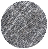 Safavieh Mila 6'-7" x 6'-7" Rug in Ivory / Grey Black