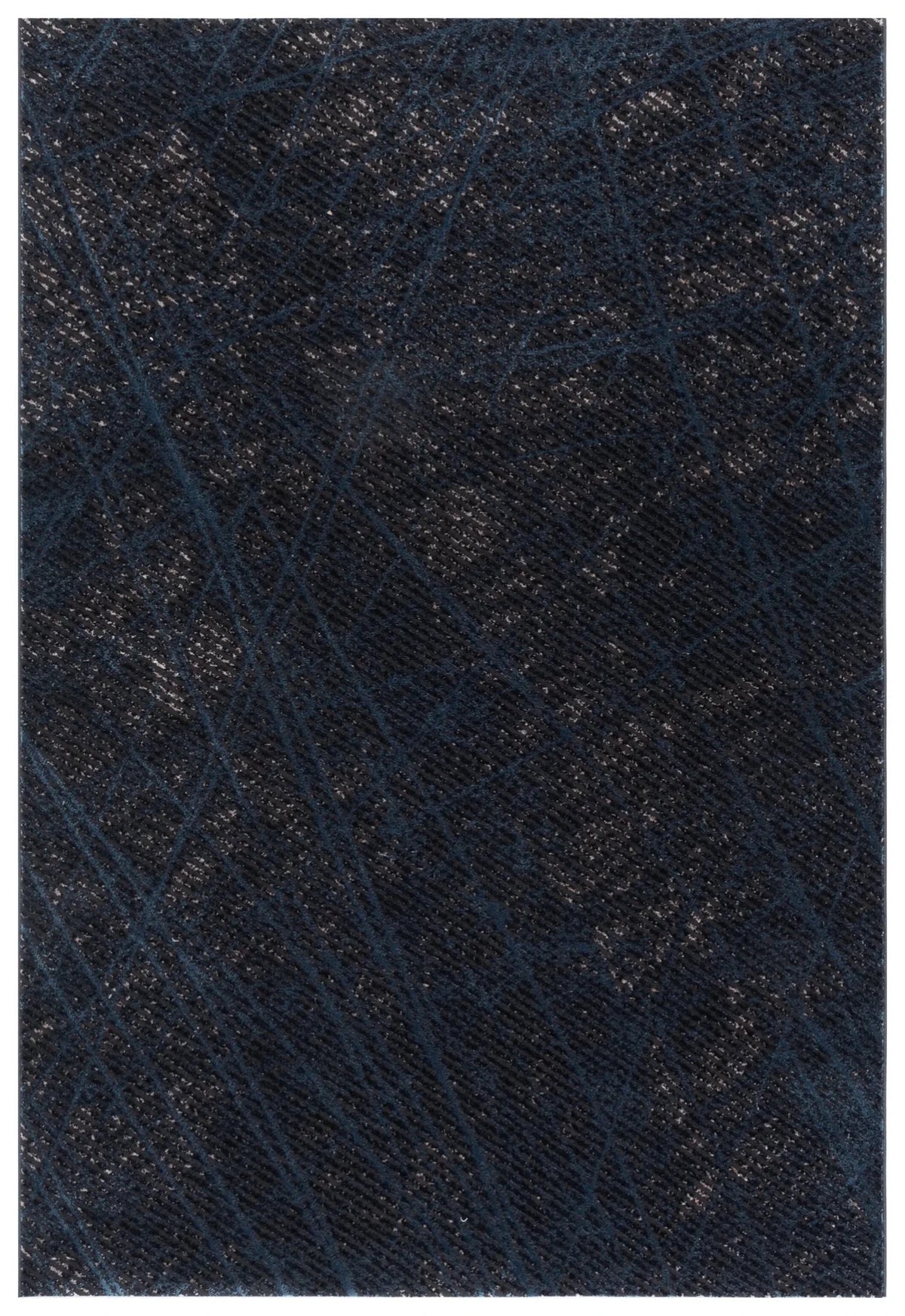 Safavieh Mila 4'-0" x 6'-0" Rug in Dark Blue / Black