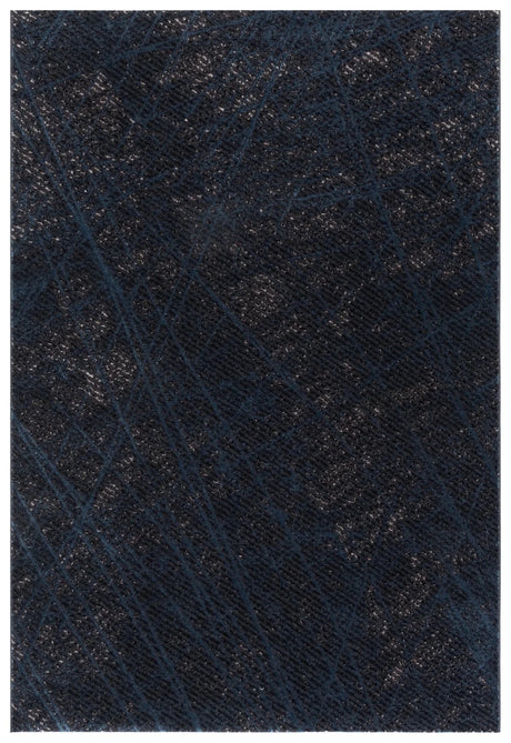 Safavieh Mila 4'-0" x 6'-0" Rug in Dark Blue / Black